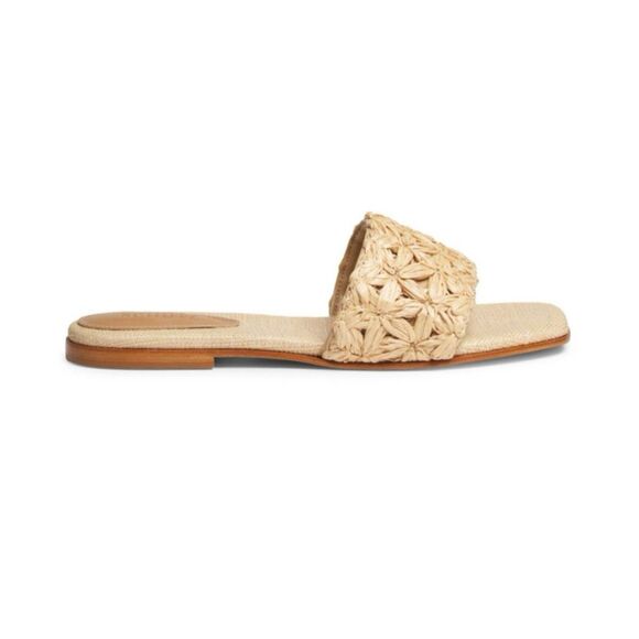 New! Schutz “Ayla” Flat Sandal. Perola color (natural). Size 9.5 - Picture 2 of 11